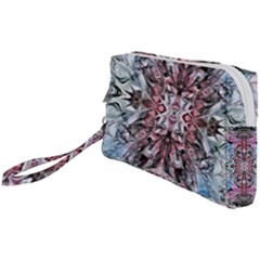 Abstract Waves  Wristlet Pouch Bag (small)