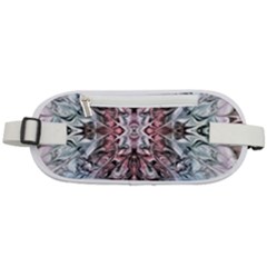 Abstract Waves  Rounded Waist Pouch