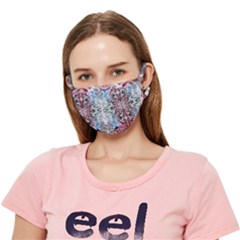 Abstract Waves  Crease Cloth Face Mask (adult)