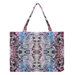 Abstract Waves Iii Medium Tote Bag by kaleidomarblingart