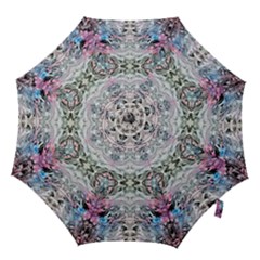 Abstract Waves Iv Hook Handle Umbrellas (large) by kaleidomarblingart