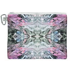 Abstract Waves Iv Canvas Cosmetic Bag (xxl)