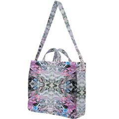 Abstract Waves Iv Square Shoulder Tote Bag