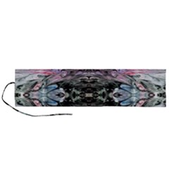 Abstract Waves-mixed Media Roll Up Canvas Pencil Holder (l)