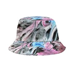 Abstract Waves Module Inside Out Bucket Hat by kaleidomarblingart