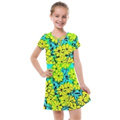 Chrysanthemums Kids  Cross Web Dress