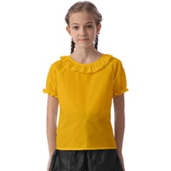 Summer Day Dress Kids  Frill Chiffon Blouse