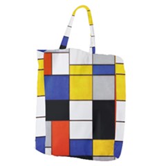 Composition A By Piet Mondrian Giant Grocery Tote