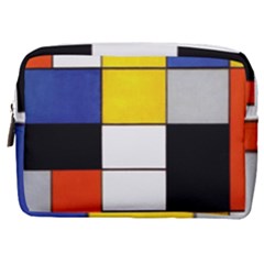 Composition A By Piet Mondrian Make Up Pouch (Medium)