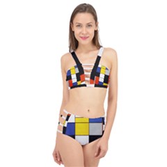 Composition A By Piet Mondrian Cage Up Bikini Set by impacteesstreetweareight