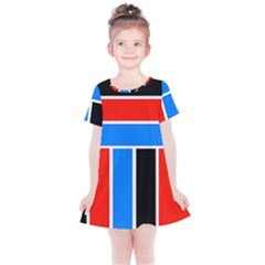 Crossing Lines Kids  Simple Cotton Dress by impacteesstreetweareight