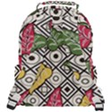 Leaves Foliage Batik Seamless Rounded Multi Pocket Backpack View3