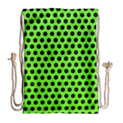 Metallic Mesh Screen-green Drawstring Bag (large) by impacteesstreetweareight