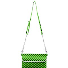 Metallic Mesh Screen-green Mini Crossbody Handbag by impacteesstreetweareight