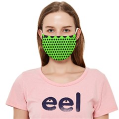 Metallic Mesh Screen-green Cloth Face Mask (adult)