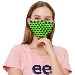 Metallic Mesh Screen-green Fitted Cloth Face Mask (adult) by impacteesstreetweareight