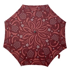 Folk Flowers Pattern Floral Surface Design Seamless Pattern Hook Handle Umbrellas (small) by Eskimos