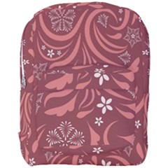 Folk Flowers Pattern Floral Surface Design Seamless Pattern Full Print Backpack