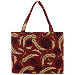 Folk Flowers Pattern Floral Surface Design Seamless Pattern Mini Tote Bag by Eskimos