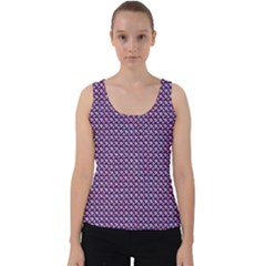 Metallic Mesh Screen 2 Velvet Tank Top by impacteesstreetweareight