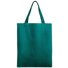 Metallic Mesh Screen 2-blue Zipper Classic Tote Bag by impacteesstreetweareight
