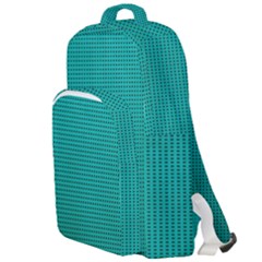 Metallic Mesh Screen 2-blue Double Compartment Backpack by impacteesstreetweareight
