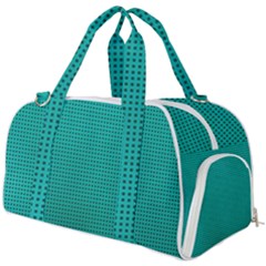 Metallic Mesh Screen 2-blue Burner Gym Duffel Bag by impacteesstreetweareight