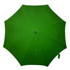 Metallic Mesh Screen 2-green Hook Handle Umbrellas (medium)