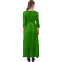 Metallic Mesh Screen 2-green Button Up Boho Maxi Dress View2