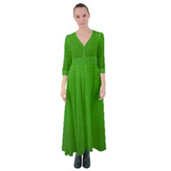 Metallic Mesh Screen 2-green Button Up Maxi Dress by impacteesstreetweareight