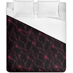 Pink Abstract Flowers With Splashes On A Dark Background  Abstract Print Duvet Cover (california King Size) by SychEva