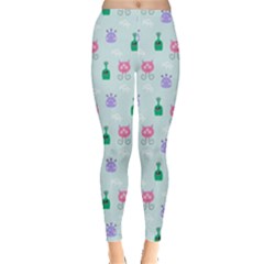 Funny Monsters Aliens Leggings  by SychEva