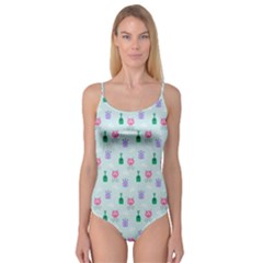 Funny Monsters Aliens Camisole Leotard  by SychEva