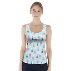 Funny Monsters Aliens Racer Back Sports Top by SychEva