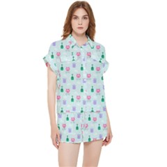 Funny Monsters Aliens Chiffon Lounge Set by SychEva