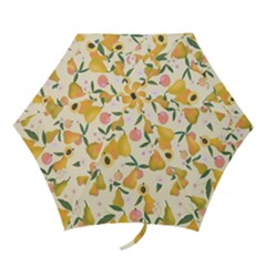 Yellow Juicy Pears And Apricots Mini Folding Umbrellas by SychEva