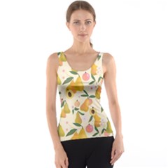 Yellow Juicy Pears And Apricots Tank Top by SychEva