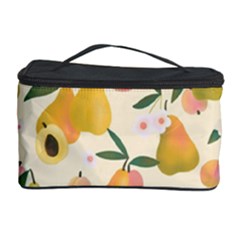 Yellow Juicy Pears And Apricots Cosmetic Storage by SychEva