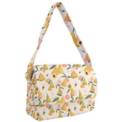 Yellow Juicy Pears And Apricots Courier Bag by SychEva