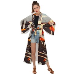 Iceland-landscape-mountains-snow Maxi Kimono