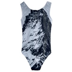 Matterhorn-switzerland-mountain Kids  Cut-out Back One Piece Swimsuit