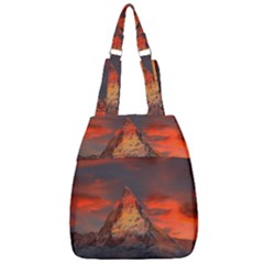 Switzerland-zermatt-mountains-snow- Center Zip Backpack by Amaryn4rt