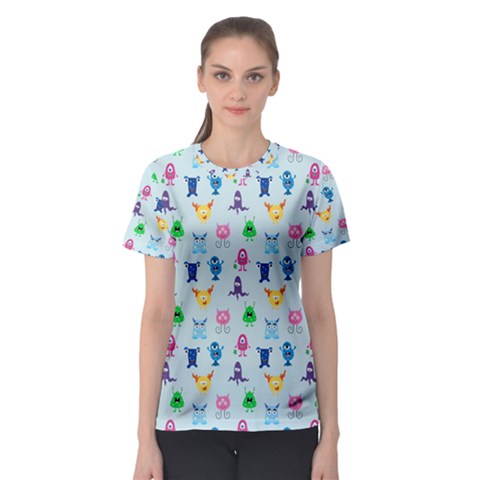 Funny Monsters Women s Sport Mesh Tee by SychEva