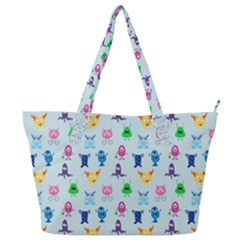 Funny Monsters Full Print Shoulder Bag by SychEva