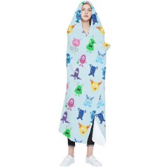 Funny Monsters Wearable Blanket by SychEva