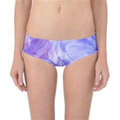 Purple And Blue Alcohol Ink  Classic Bikini Bottoms