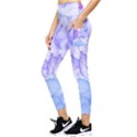 Purple and blue alcohol ink  Pocket Leggings  View3