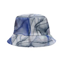 Blue Alcohol Ink Bucket Hat by Dazzleway