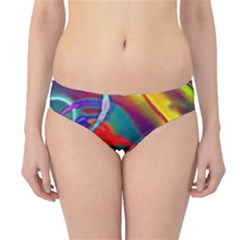 Colorful Rainbow Modern Paint Pattern 13 Hipster Bikini Bottoms