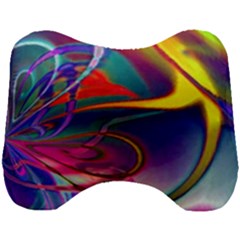 Colorful Rainbow Modern Paint Pattern 13 Head Support Cushion